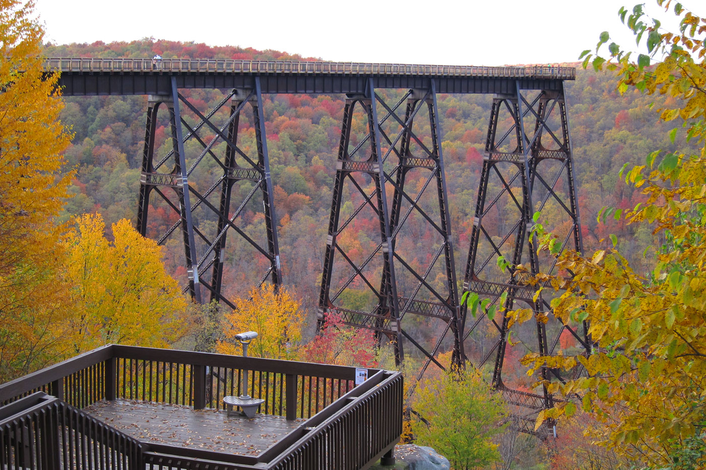 Kinzua Bridge in Autumn