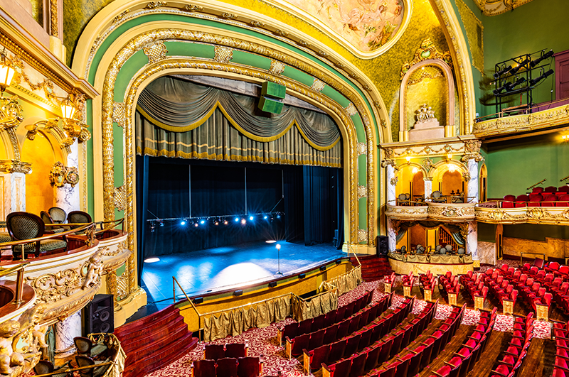 Mishler Theatre stage