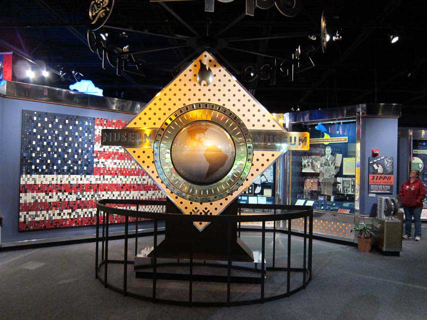 artifacts inside zippo museum