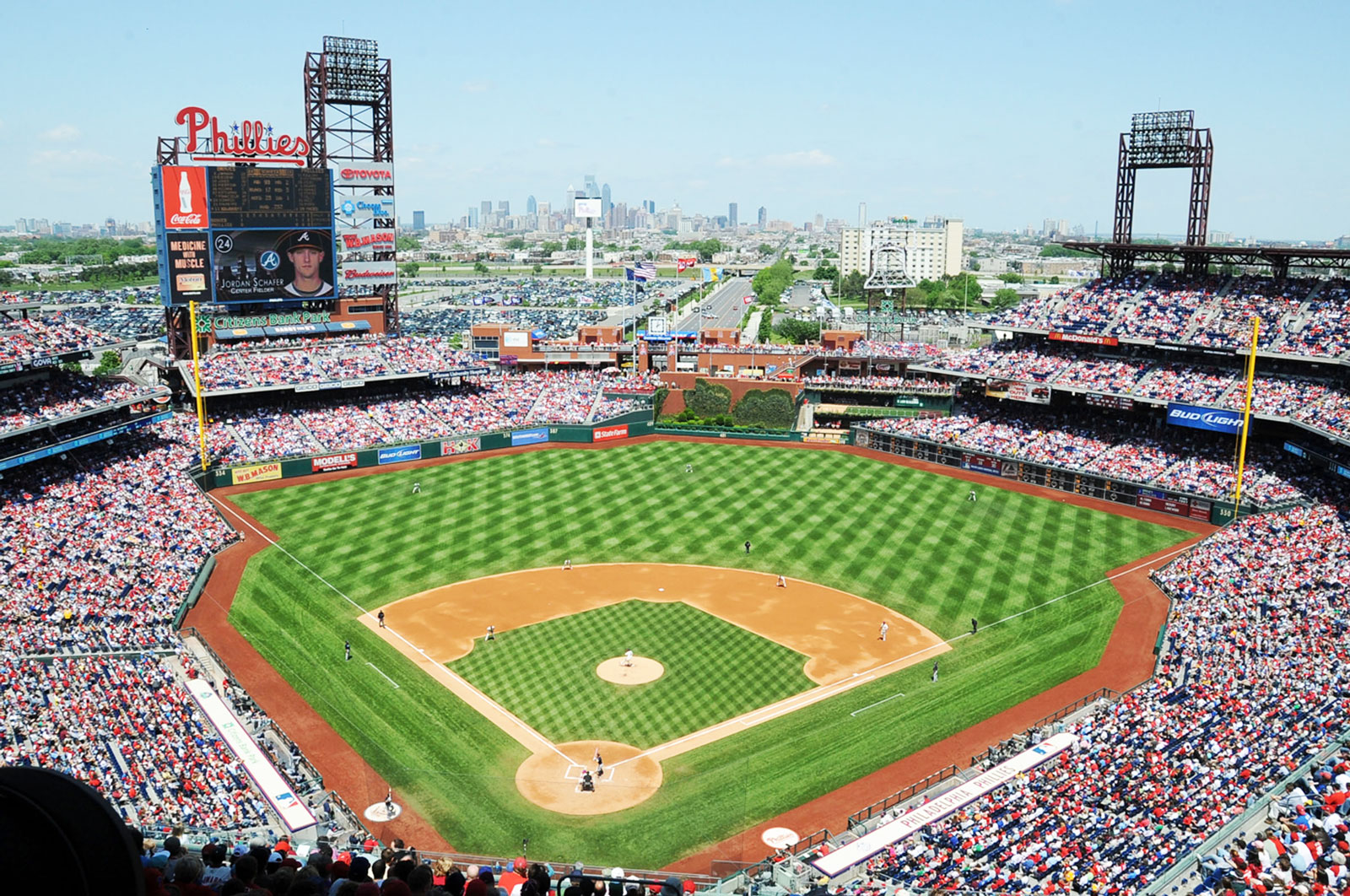 Phillies Citizens bank Ball field filled with fans