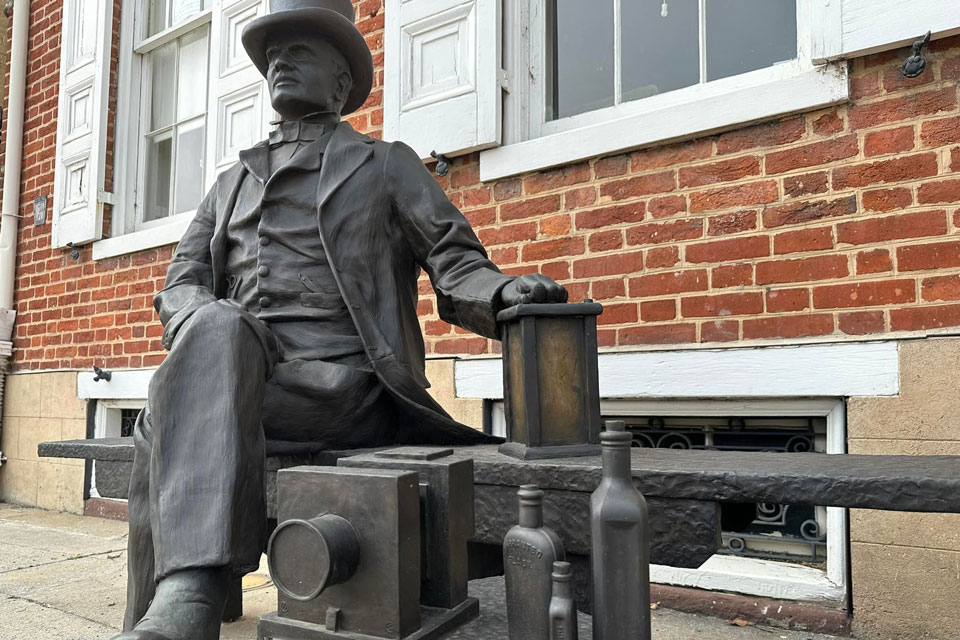 A statue of william c goodridge