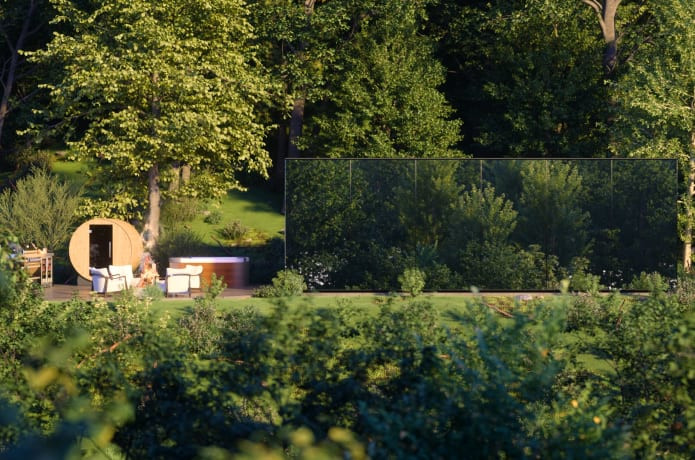 a house in the woods