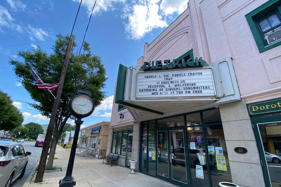Dietrich theater front entrance