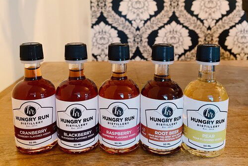 flavored vodka bottles