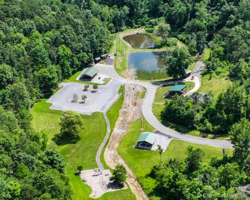 Aerial of park